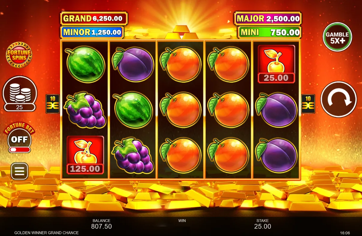 Golden Winner Grand Chance demo
